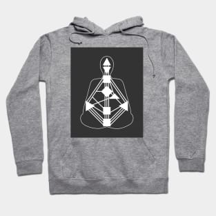 White body graph Hoodie